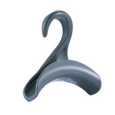 包包帽子掛鉤 弧形衣架, 灰色, 1個