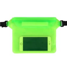 DS 單鍵式大容量手機防水腰包, 1個, 綠色