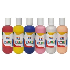 NOLMI 純漆彩玩原色指漆紅+黃+藍+粉+杏+珠光, 160毫升, 6 種顏色