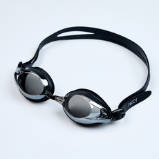 AKCY 訓練鏡面泳鏡 AKGM-204, 黑色(AKGM-204BKS), 1個
