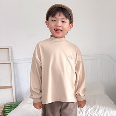Adorbebe 兒童款 Bro 半高領刷毛T恤