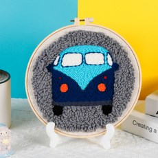 쏘앤영 핸드메이드 스킬자수 DIY 키트, 자동차, 1개