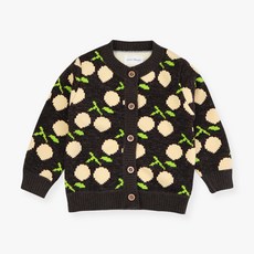 amare illael 女童大櫻桃針織開襟衫