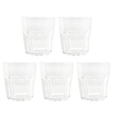 다회용 플라스틱 카페컵 팔각 265ml, 5개입, 1개