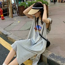 피어니스트 캘리 캐주얼 옆트임 원피스 빅사이즈 포함