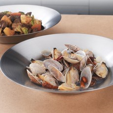 討價還價 不鏽鋼 義大利麵盤, 4入, 單色