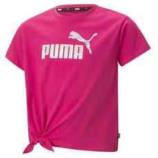 PUMA 兒童 Essentials+ 標誌綁結 T恤 G_ESS+ LOGO KNOTTED TEE G_粉色_84968964