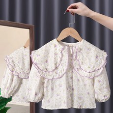ARBE 女童 Nana 蕾絲罩衫