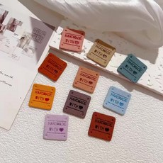 Khohimo 手工布標 10款 x 3入組 5W0210, 1套, 混色