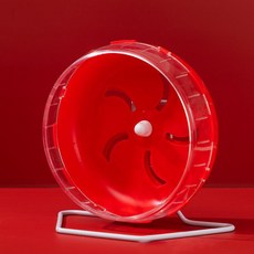 Yoreungae 小動物基本款彩色滾輪組 17.5cm, 1套, 紅色(立架)