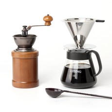 코빙 네오 스텐파인 드립커피 세트, 혼합색상, 1세트