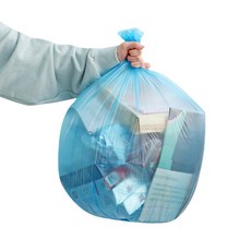 Nature Living 回收垃圾分類複合塑膠袋 藍色, 100個, 40L