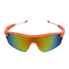 나야스타일 방풍 스포츠 바이크 고글 9181-28-20, 오렌지(프레임) + 레드(렌즈), 1개