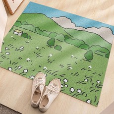 AFAMIC 艾法 森林系 刮泥可剪裁玄關腳踏墊, 03, 1個