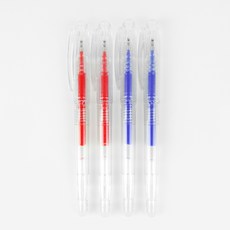 소잉바이핸드 아이롱펜 1mm 4p 세트, 레드, 레드, 블루, 블루, 1세트