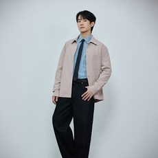 MIND BRIDGE 男士斜紋襯衫式外套 MZWS2101