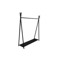 엑스자 철제 행거 120cm JT3485, 블랙