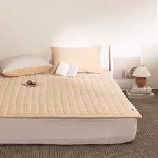 PURE SLEEP Tiramisu Wellpogny 超細纖維絎縫墊, NEW BEIGE
