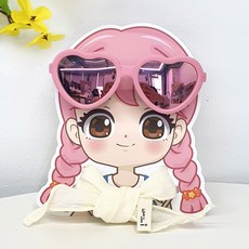 woojooi 女童用愛心太陽眼鏡 + 圍巾禮盒組