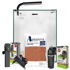 AQUAEL 智能一體式魚缸+生物沙套組, 紅粉（沙）