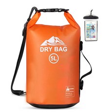 夏季運動輕便防水包 5L, 04 橙色