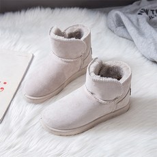 女款保暖簡約可愛雪靴平底靴