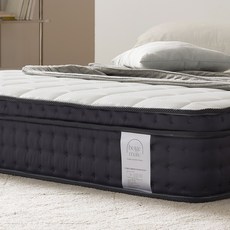 베이지메이트 허리에존 촘촘한 본넬 스프링 유로탑 매트리스 방문설치, 다크그레이, 240mm