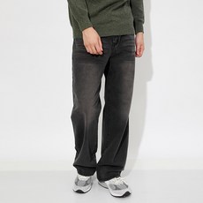 HARRISON HOMME 男款破損細節寬版丹寧褲 HA-1288 MON1051