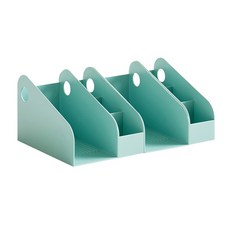 파스텔 책꽂이2p + 연필꽂이 2p 세트, 민트