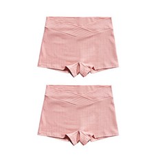 임산부 소프트 세로골지 속바지 2p