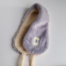 바비수 엘더 C로고 양면 귀도리