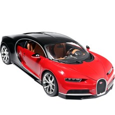 Bburago 1:18 布加迪 Chiron 合金汽車模型 紅色, 1個