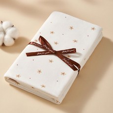 유아용 크림 컽싸개 블랭킷 이불, 행운의꽃