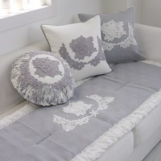 AND COTTON 復古蕾絲沙發墊