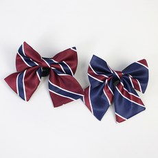 女童用斜紋蝴蝶結領帶 領結 2件組