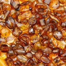 拜德 壓克力 DIY 串珠零件 珠子 裝飾小物 鑰匙圈 手鍊 製作 琥珀 30g, 隨機出貨, 3個