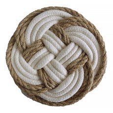 I Love Home 繩編杯墊, 混色