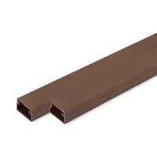 비츠온 PVC 사각 몰딩 2호, 밤색, 2개