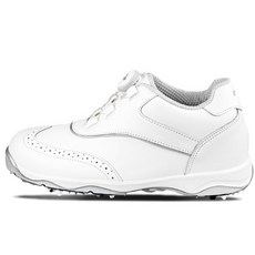 mnx15 女士皮革增高鞋釘翼紋高爾夫球鞋 5cm