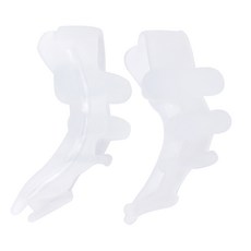 FOOTINSOLE 腳趾環 4孔 白色 2入, 1組