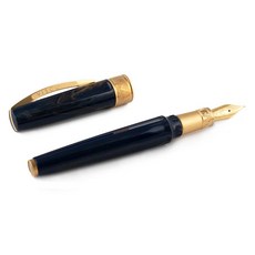 Visconti Mirage Mythos 神話系列 鋼筆 F尖 藍色 宙斯, F, 深藍色