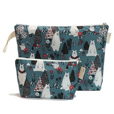 SEMOMS 尿布包+防水收納包, 森林熊熊款