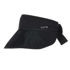 SGF67 Superior 女士可拆卸膠帶絲帶點遮陽板 LABW201, 黑色 (LABW201339)