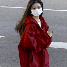 피어니스트 모던 릴렉스 오버사이드 후드집업