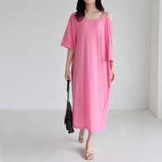 모이르벨라 발렌 스트랩 오프숄더 롱 원피스 T24SS2-A0346