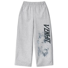 벤힛 워터로고 특양면 사계절 트레이닝 와이드 팬츠