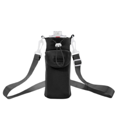 Ilsangsokbanzzak 口袋斜背水瓶袋, 黑色, 1個