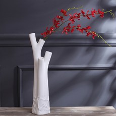 木頭陶瓷室內花瓶 V18, 混色