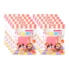 이오 유아용 클레이 10p, 분홍, 50g