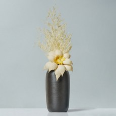 JHCompany陶瓷現代色彩花瓶, 黑色的